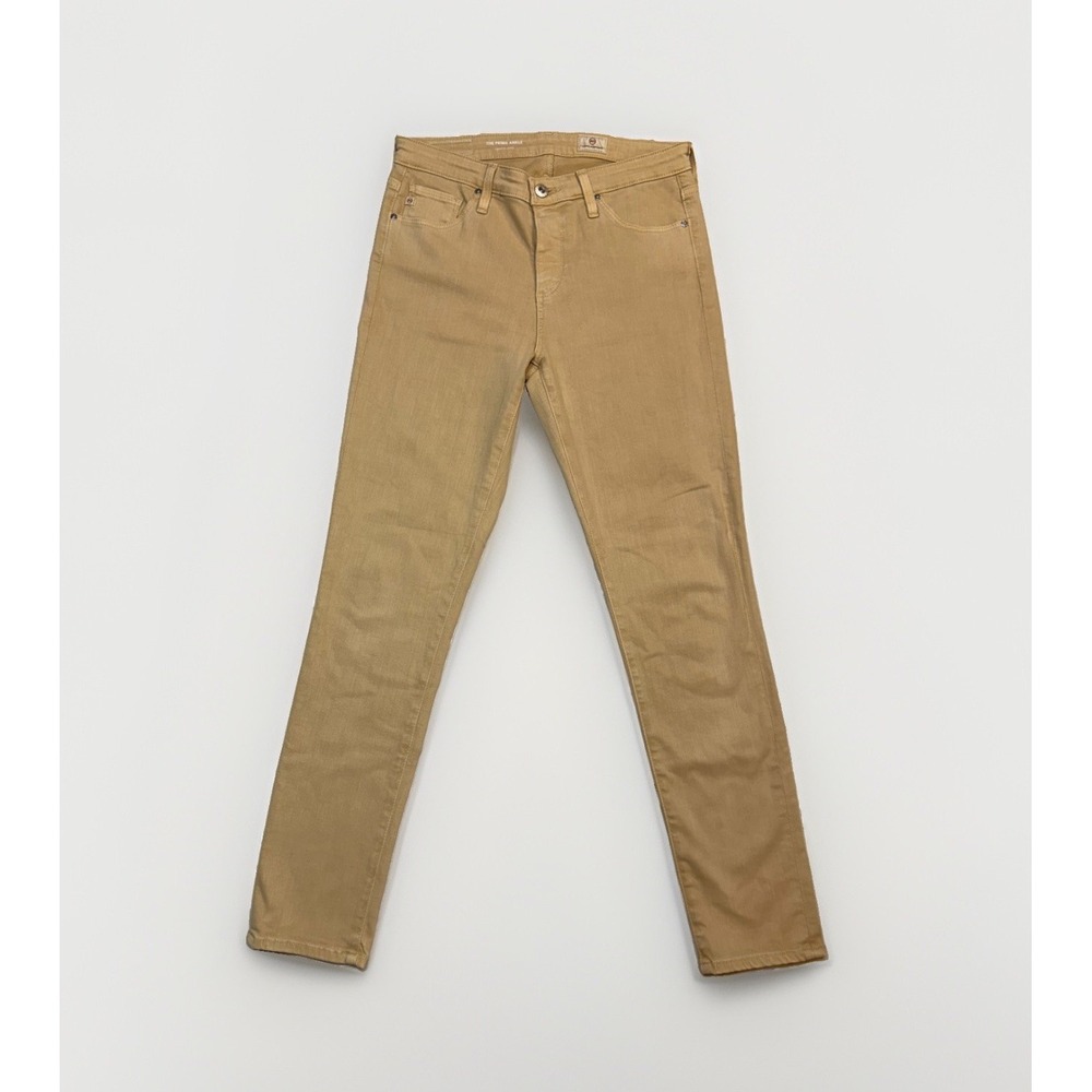 AG Adriano Goldschmied The Prima Cigarette Ankle Jeans Cream 27